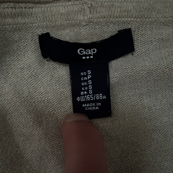 Gap cream colored waterfall cardigan size small - Picture 8 of 13